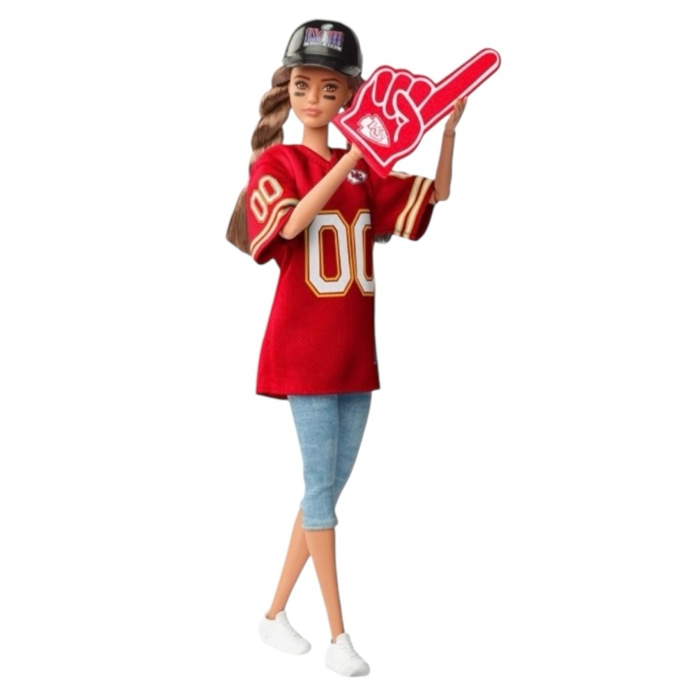 Barbie KC Chiefs NFL Super Bowl Doll